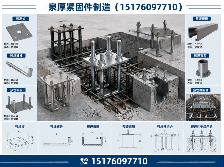 曲周县建筑预埋件展示图
